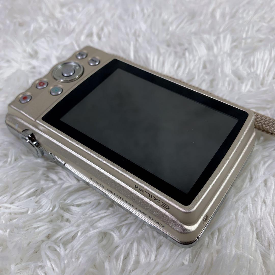 極上美品】CASIO EX-Z270 EXILIM ゴールド - メルカリ
