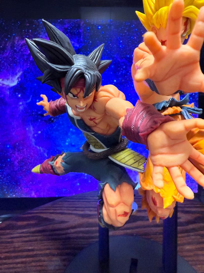 【ドラゴンボール】孫悟空&バーダック　親子かめはめ波リペイント