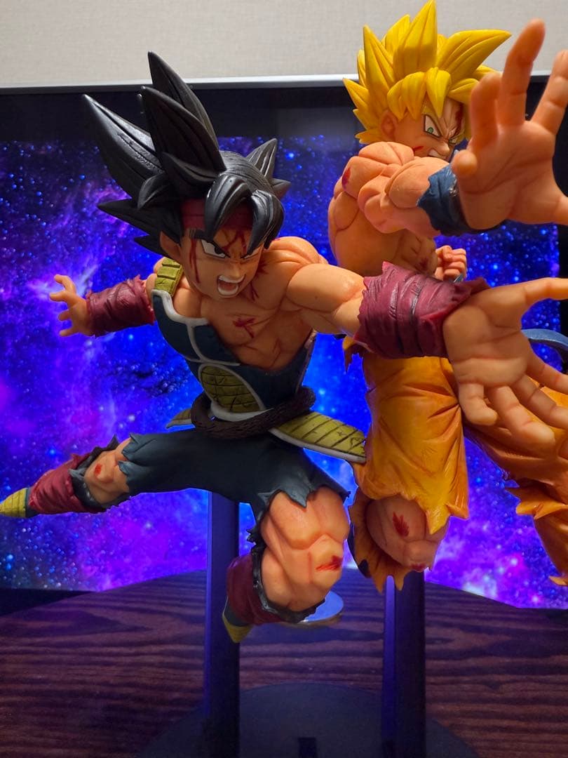 【ドラゴンボール】孫悟空&バーダック　親子かめはめ波リペイント