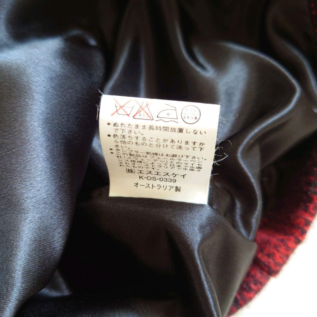 フェールラーベン ジャケット ウール100 オンブレチェックくるみボタン