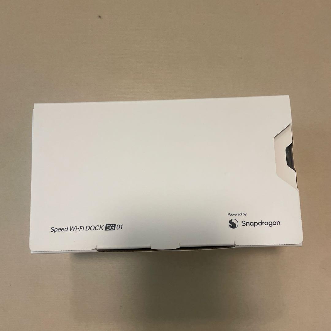 【新品・未使用】Speed Wi-Fi DOCK 5G 01 新品・未使用品」 Speed Wi-Fi DOCK 5G 01 ブラック [CPS01][AU/UQ