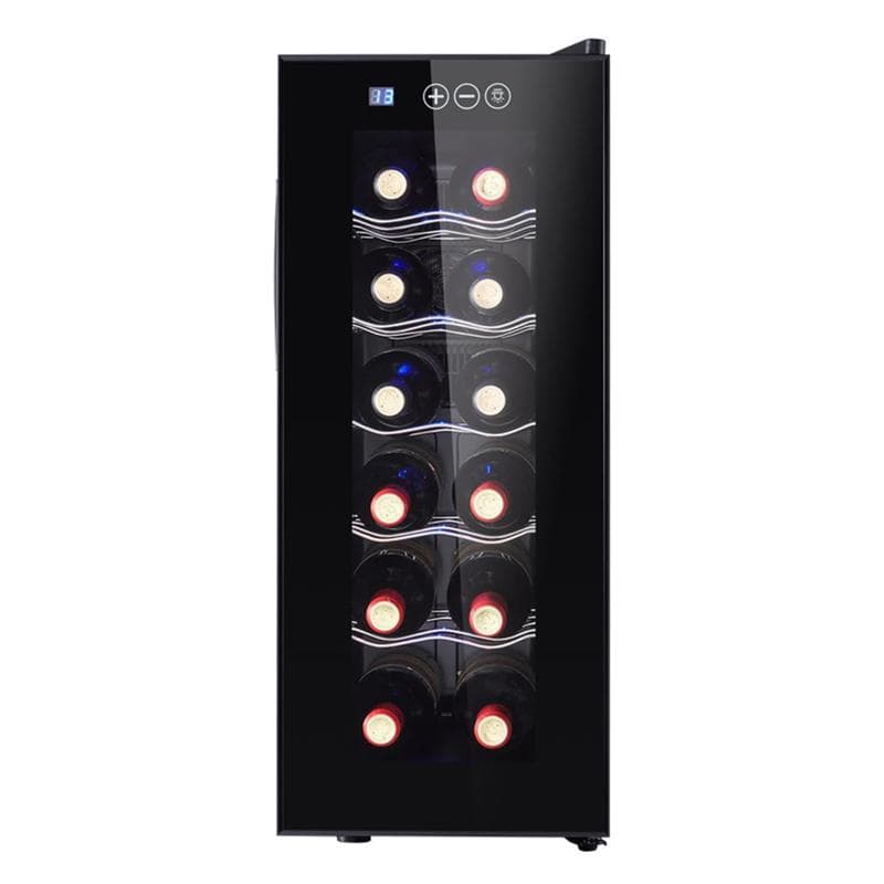 家庭用ワインセラー 12本収納 コンパクト 静音 ペルチェ式 LED ブラック souplesse-00913-1.jpg