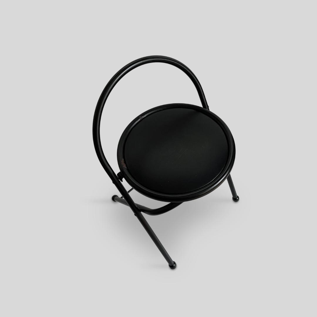 1980s【ポストモダン】ヴィンテージ スチール フォールディングチェア