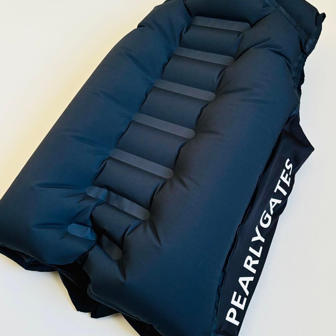 1596【極美品】パーリーゲイツ エアーベスト 超軽量 調節可能 ダウン