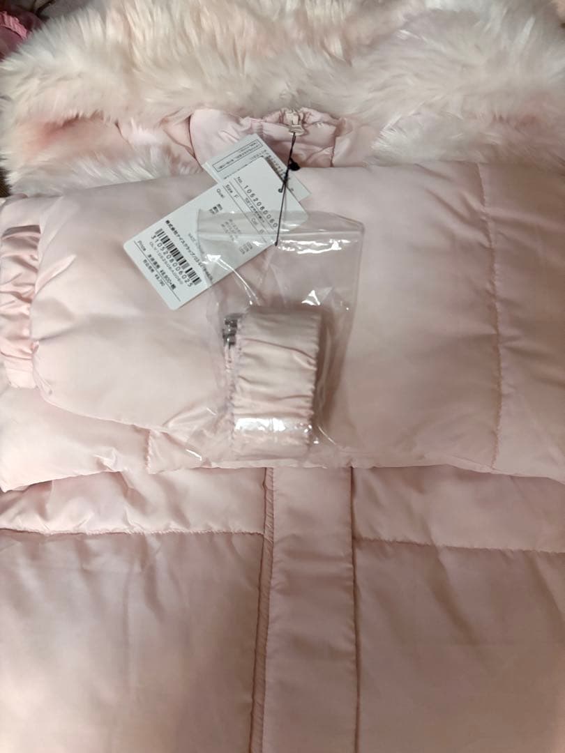 ナ*コ様 OLIVE des OLIVE ウエストベルト付き中綿コート ピンク - メルカリ