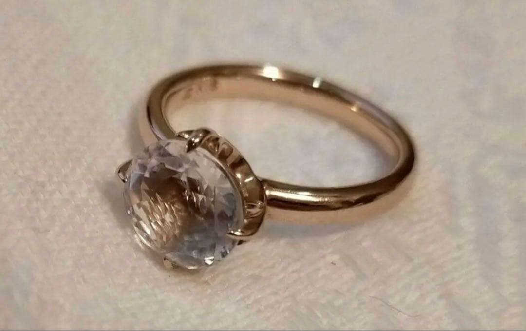 ヨンドシー 4℃　K18PG 18金ピンクゴールド天然クォーツリング #8 ヨンドシー 4℃ K18PG 18金ピンクゴールド天然クォーツリング #8 - メルカリ