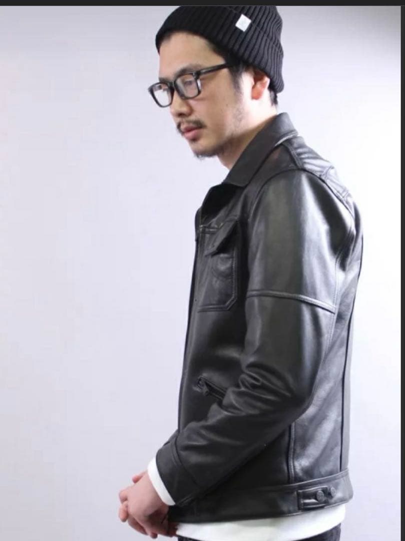 ラトルトラップ × ボブソン やぎ革 レザージャケット XL - メルカリ