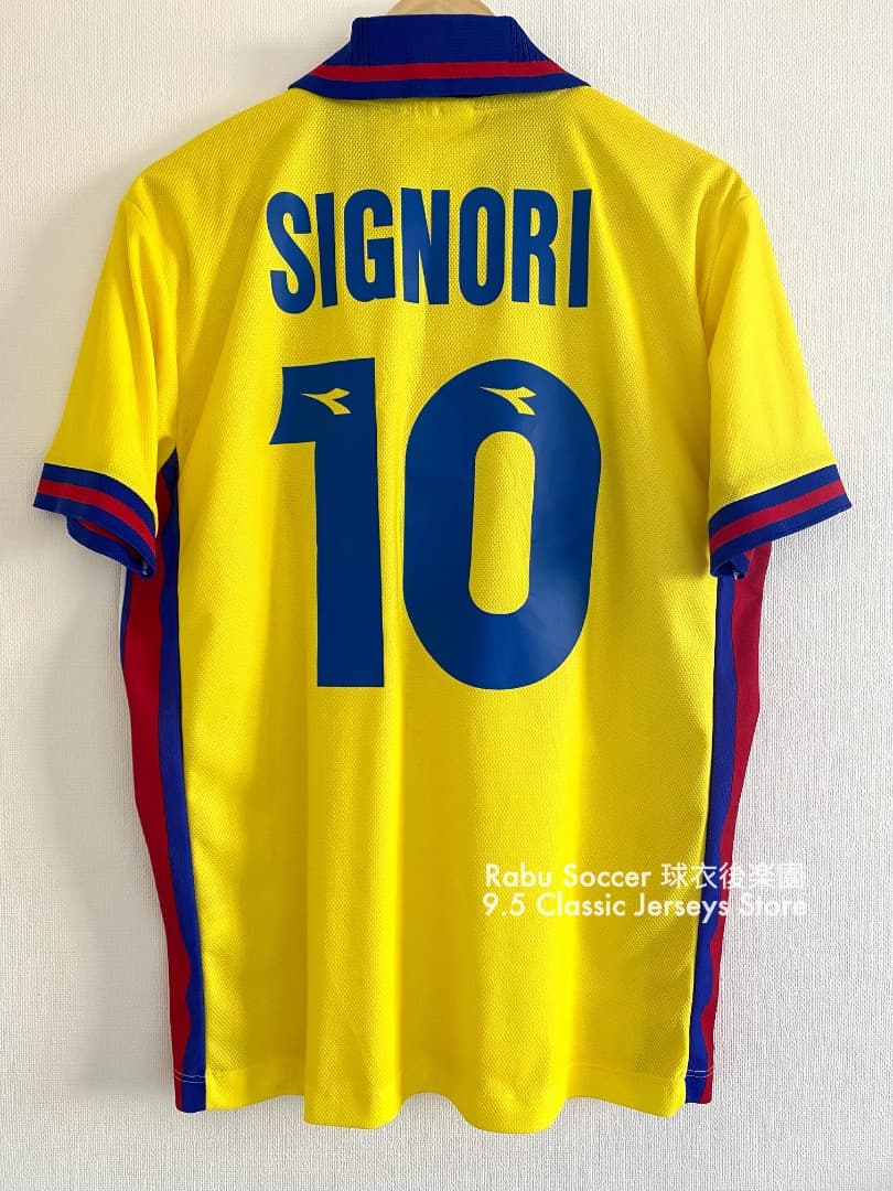 ボローニャ 98/99 3rd アウェイ ユニフォーム #10 SIGNORI - メルカリ