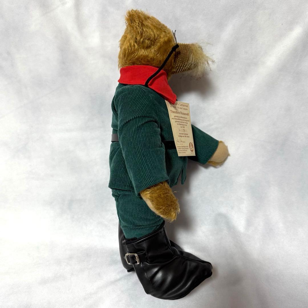 希少 欠品有☆緑ハーマン社 テディベア 2002年 ルーズベルト1000体限定