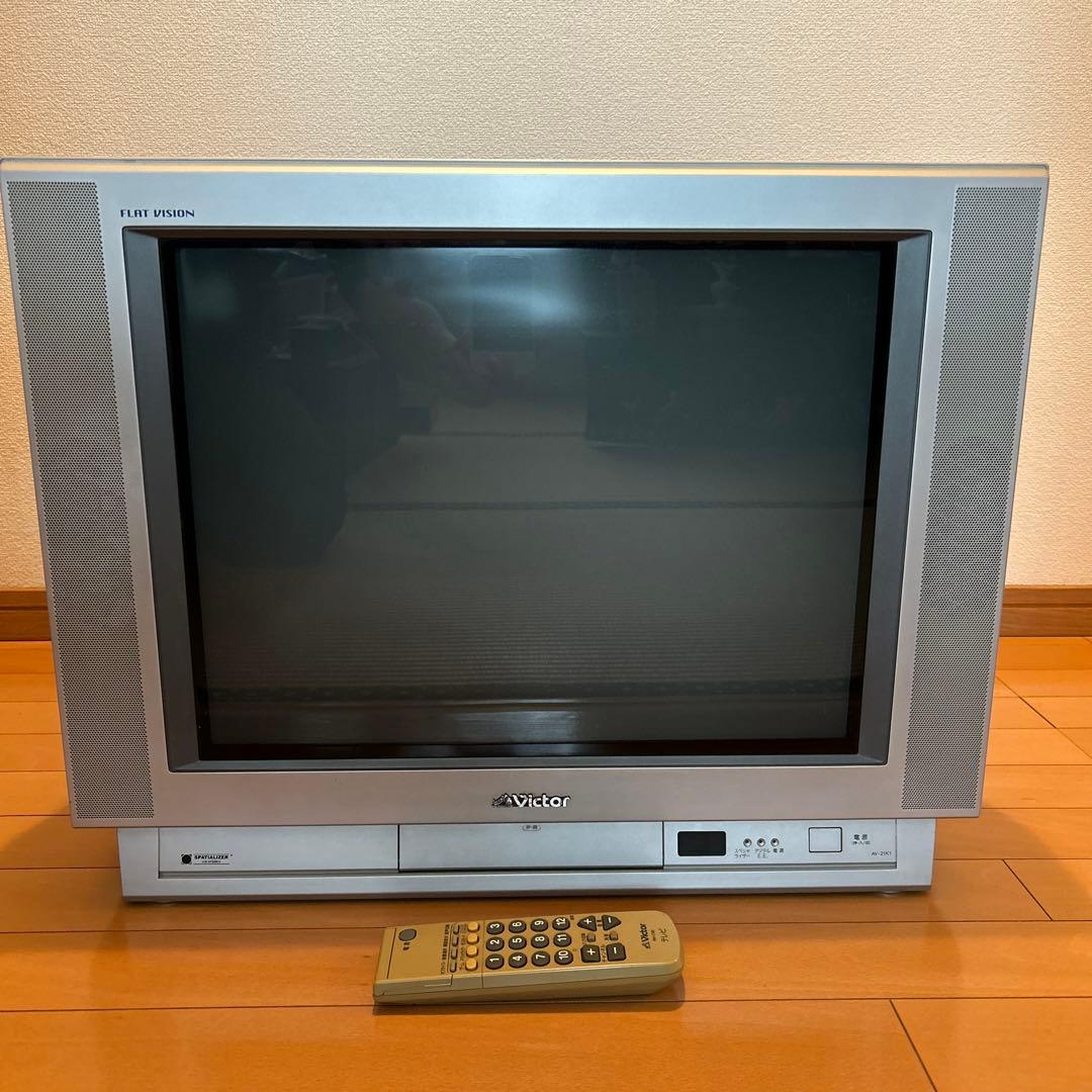 ビクター 21型フラットテレビ AV-21K1ブラウン管テレビ - メルカリ