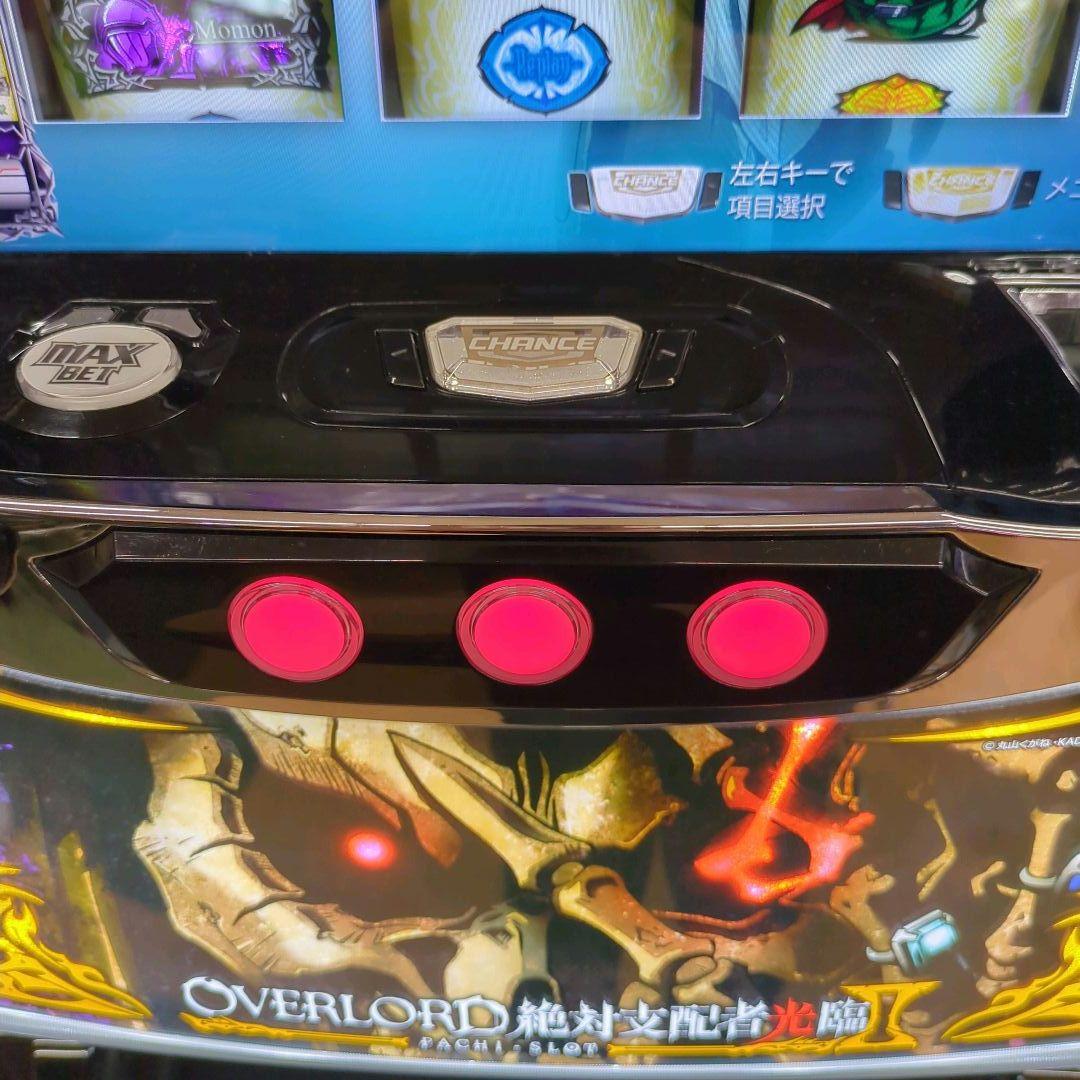 パチスロ実機　OVERLORD絶対支配者光臨　不要機付　送料無料