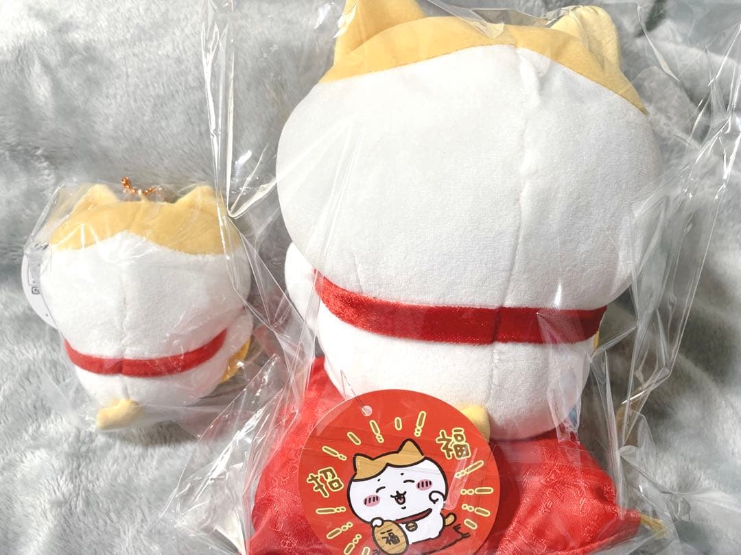 ちいかわ 招福！ハチワレ マスコット ぬいぐるみ 正規品