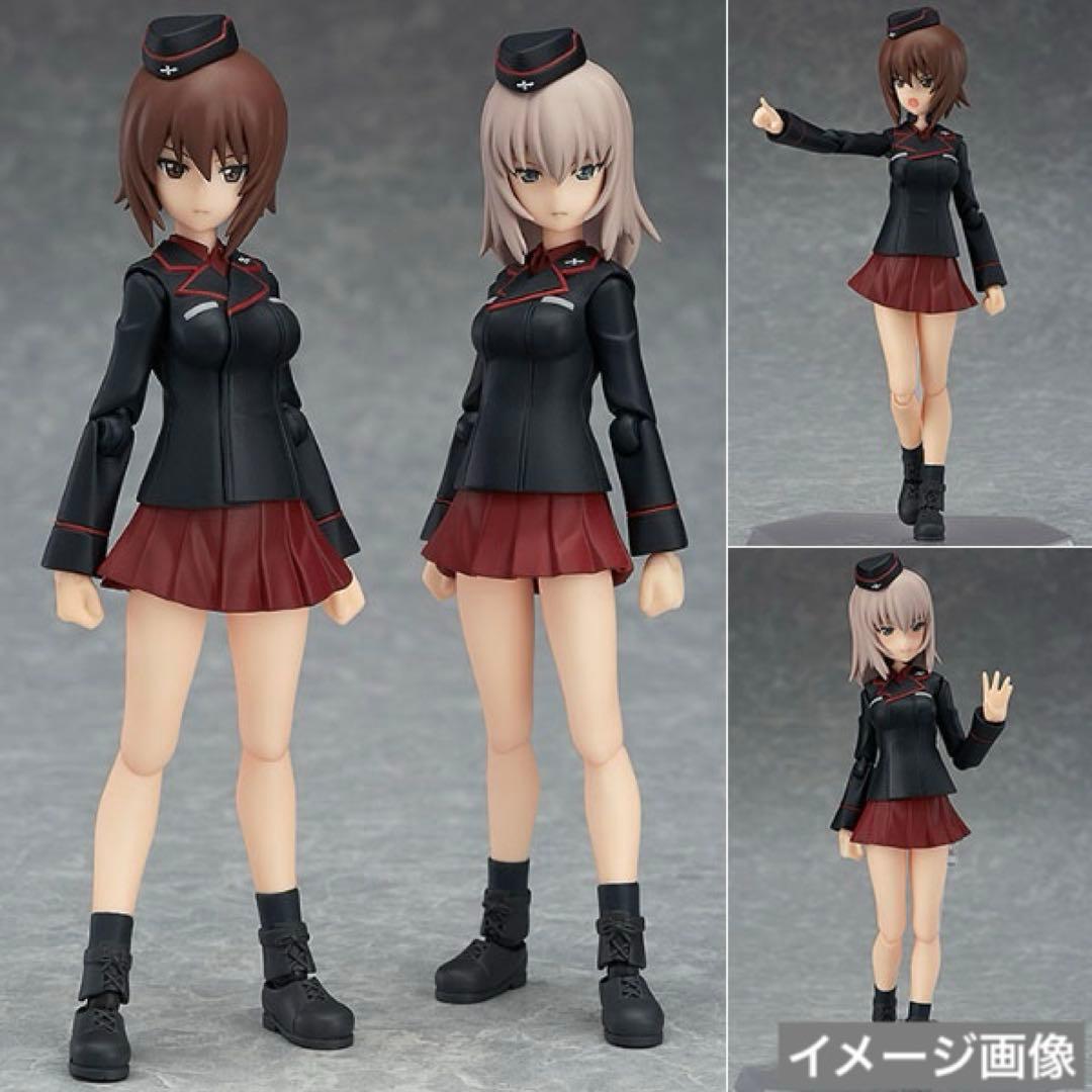 【未開封】ガールズ&パンツァー figma『西住まほ&逸見エリカ セット』特典付