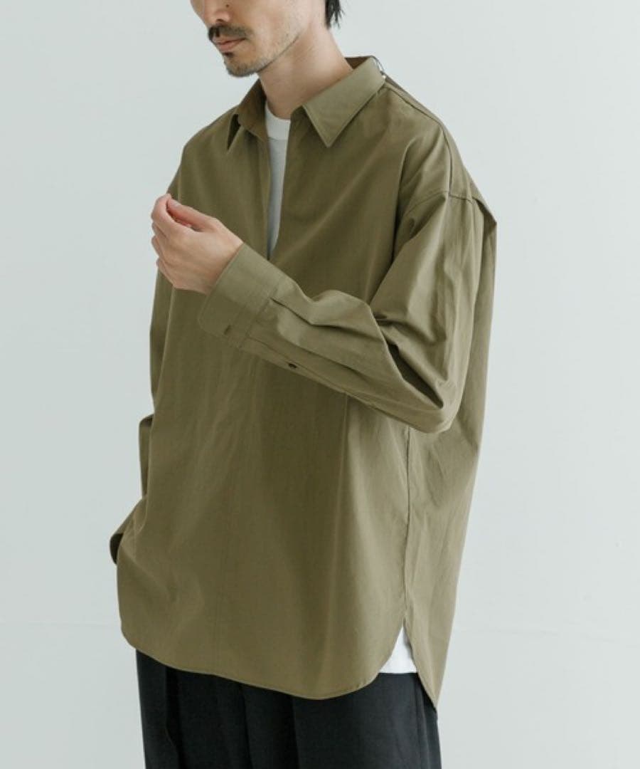 【サイズM美品】トーマスメイソン　オーバー　スキッパーシャツ THOMAS MASON（トーマス メイソン） シャツ トーマスメイソンオーバー