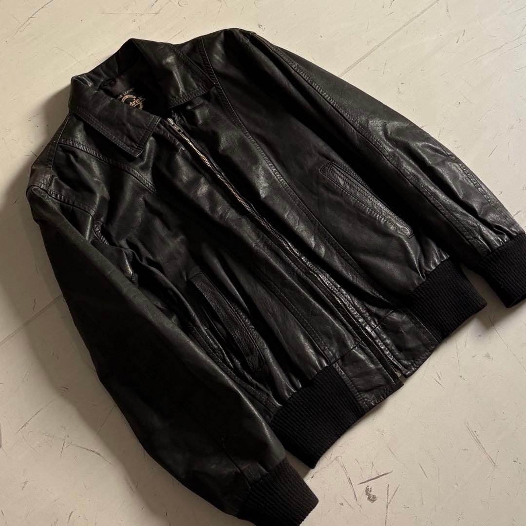 90's vintage 短丈 レザージャケット アーカイブ - メルカリ