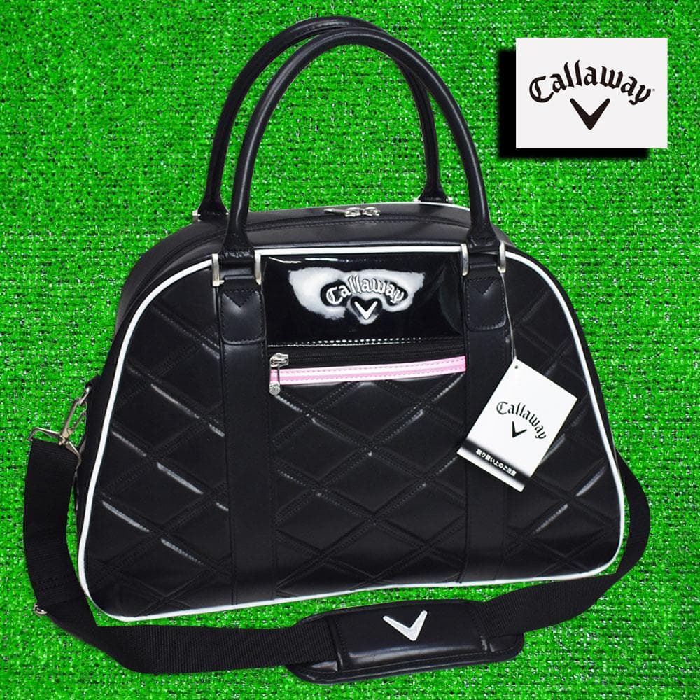 Callaway/キャロウェイ ゴルフ ボストンバッグ【ブラック】新品！ Callaway（キャロウェイ） ゴルフバッグ ウィメンズ ボストンバッグ PU