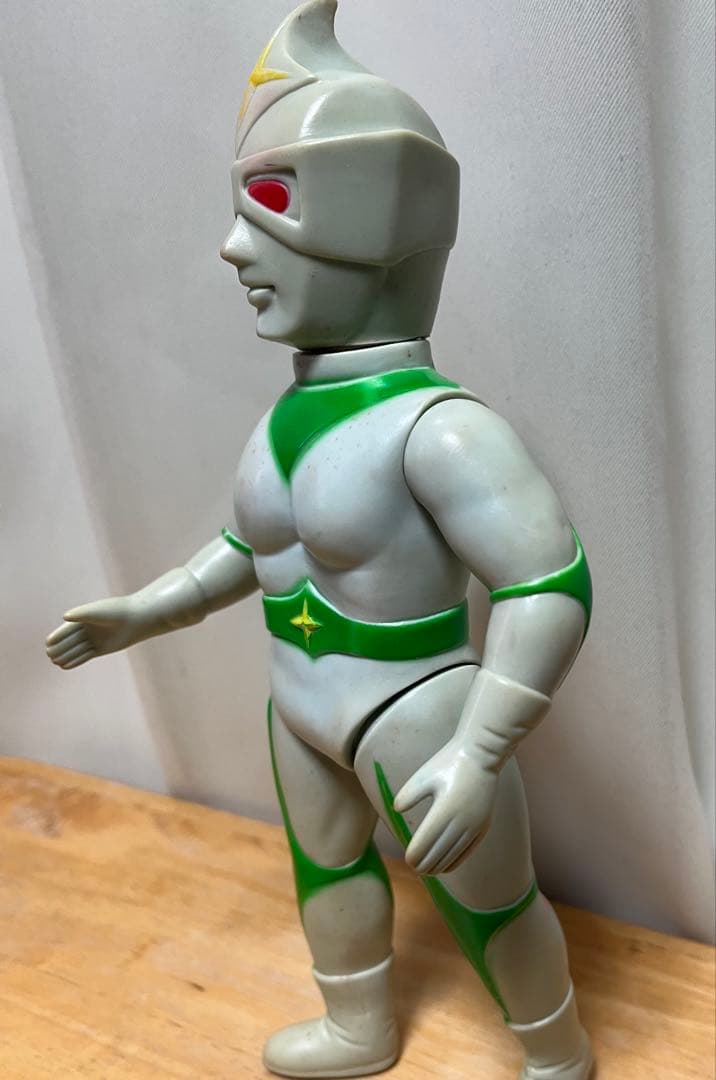 ミラーマン マスク着脱 ソフビ 当時物 レトロ ブルマァク 円谷プロ