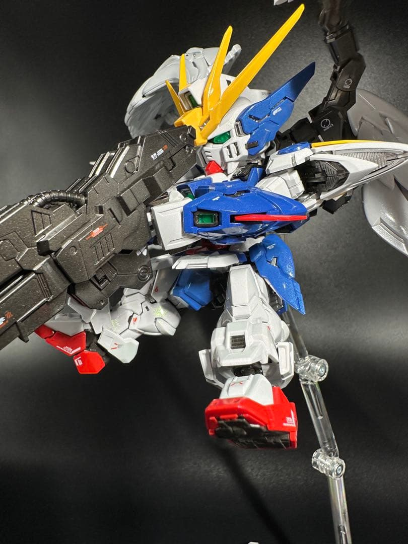 リンプラパール塗装　MGSD ウィングガンダムゼロEW
