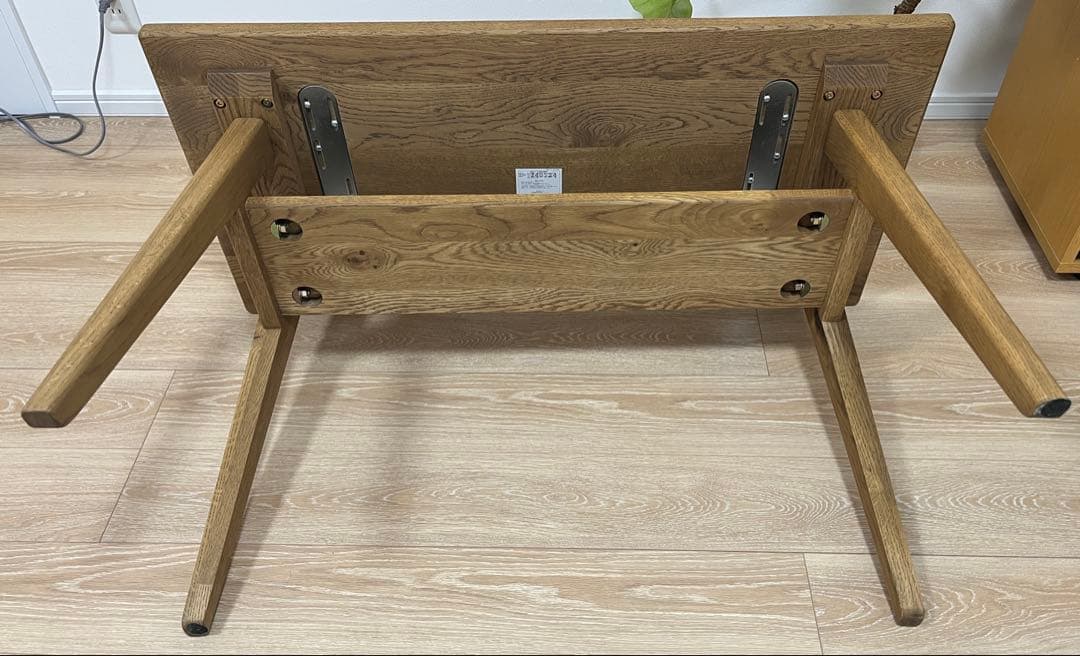 unico ADDAY(アディ)カフェテーブルW1000 オーク材高さ580cm - メルカリ