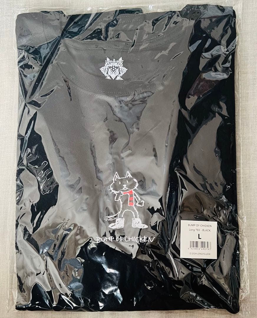 NICOLE Long Sleeve TEE/BLACK バンプ ニコル ロンT