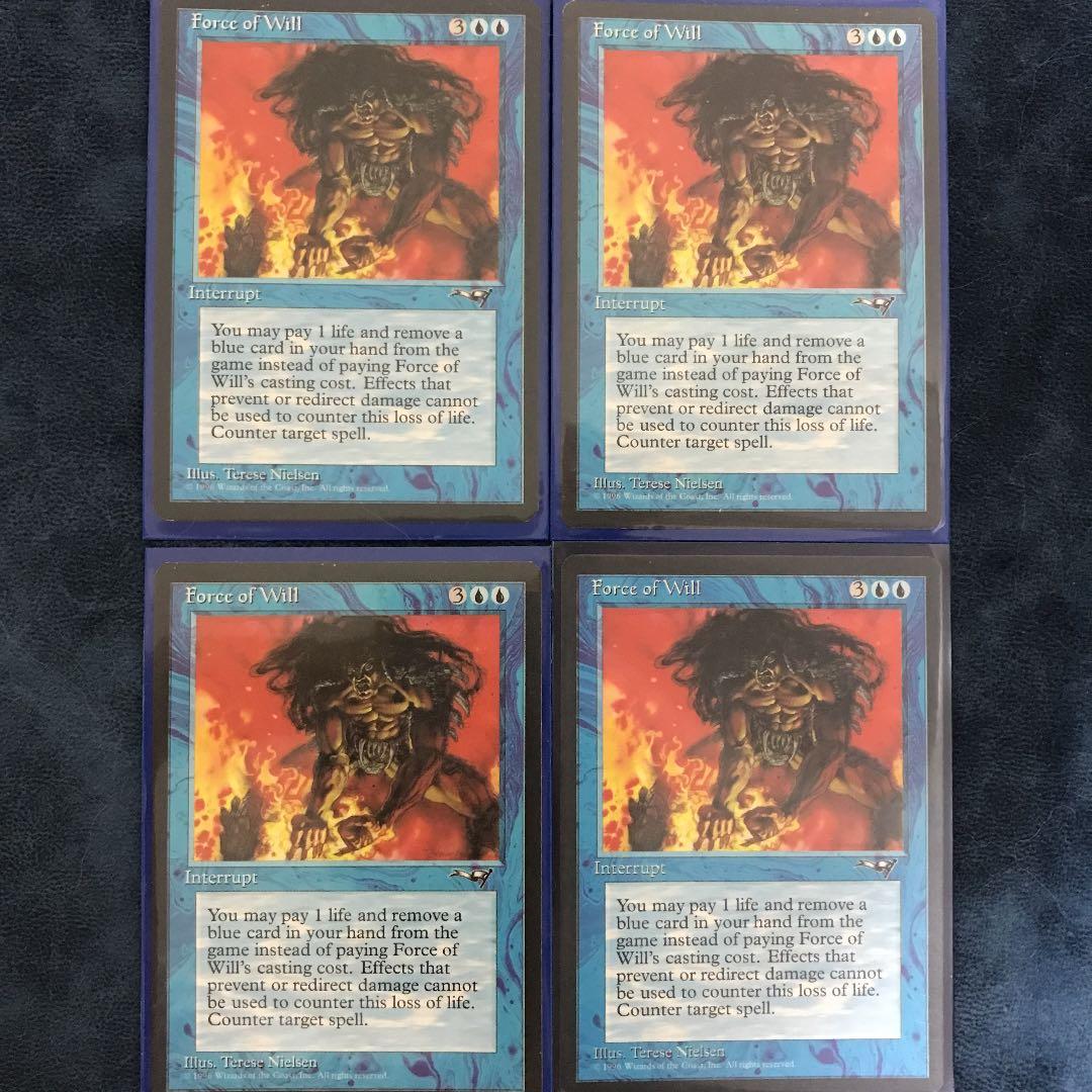 MTG Force of Will 英語 4枚セット