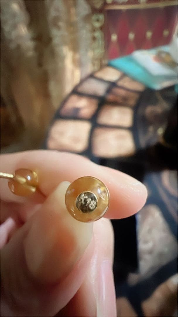 18kjp citrineブレスレット 4.6g