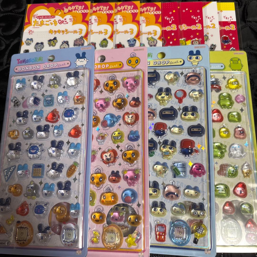 【正規品】たまごっち　ボンボンドロップシール　キラキラシール　2 3 たまごっち キラキラシール2 ボンボンドロップシール バンダイ｜Yahoo