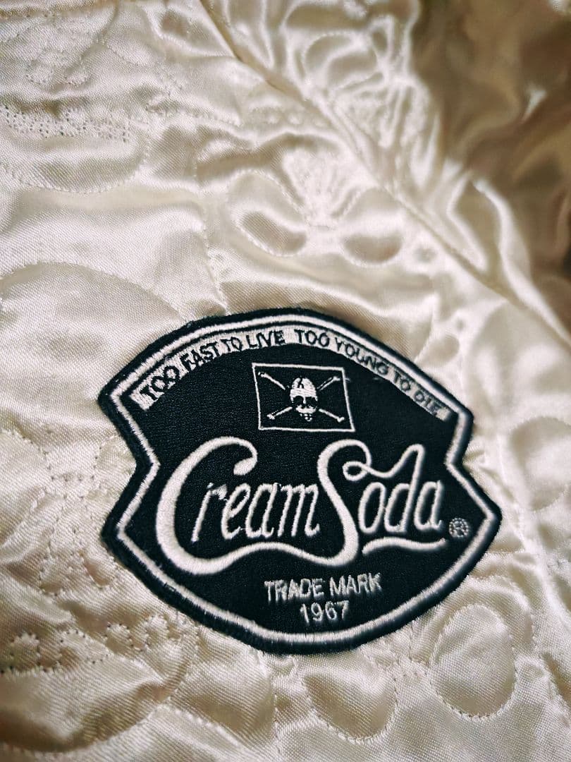 CREAM SODA 日本限定 スカジャン 2面用 別珍 サテン unisexの通販はau