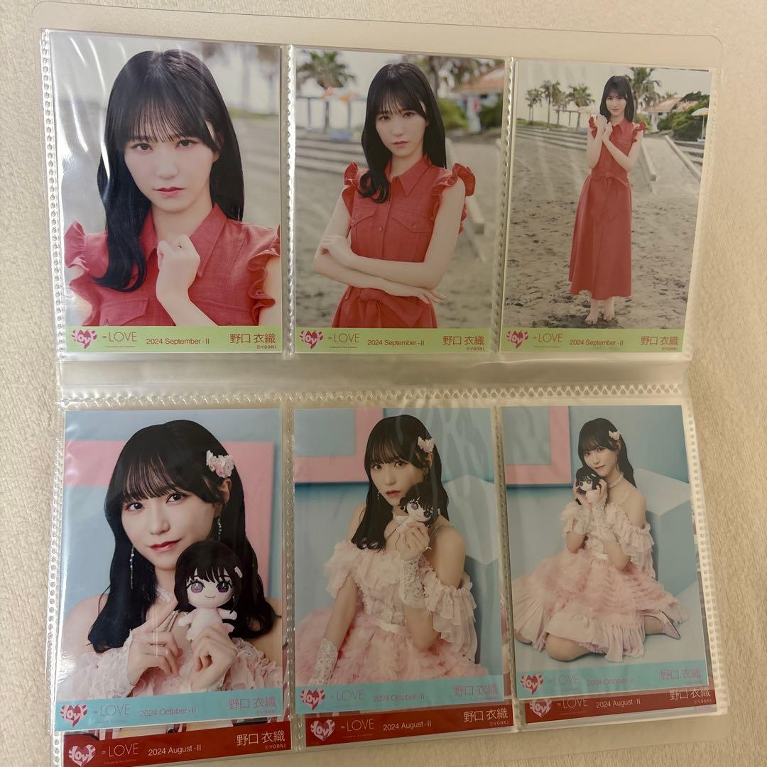 = LOVE イコラブ 野口衣織 生写真コンプセット