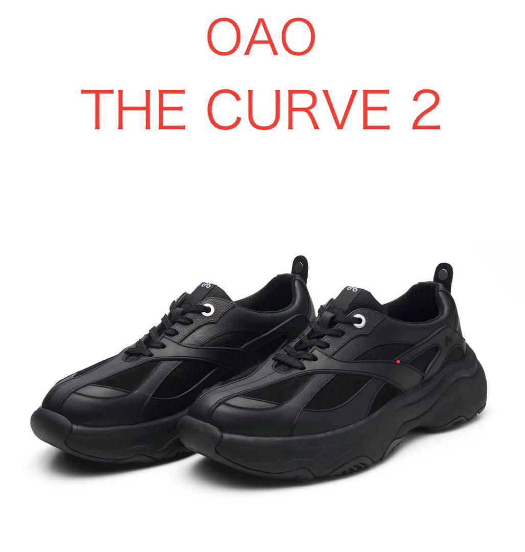 OAO THE CURVE 2 ブラック スニーカー 26.5 箱付き - メルカリ