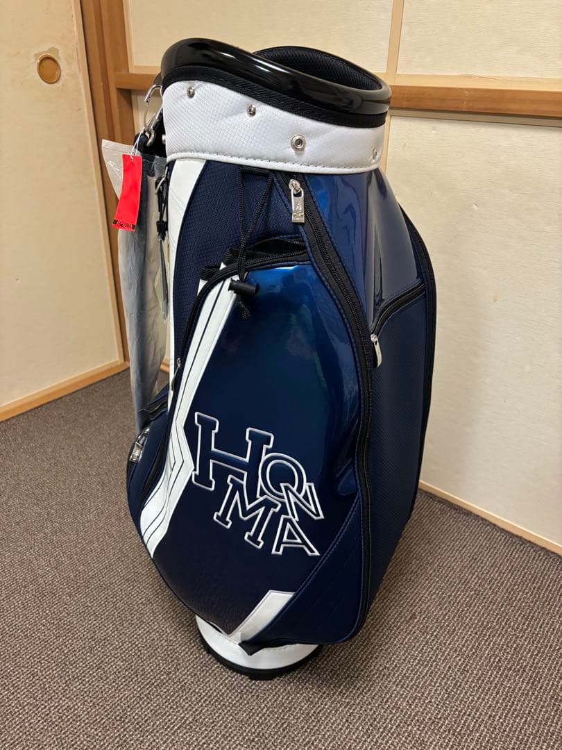 HONMA ゴルフバッグ ネイビー カバー付き HONMA GOLF（本間ゴルフ） ホンマ アルペン別注 スタンダード