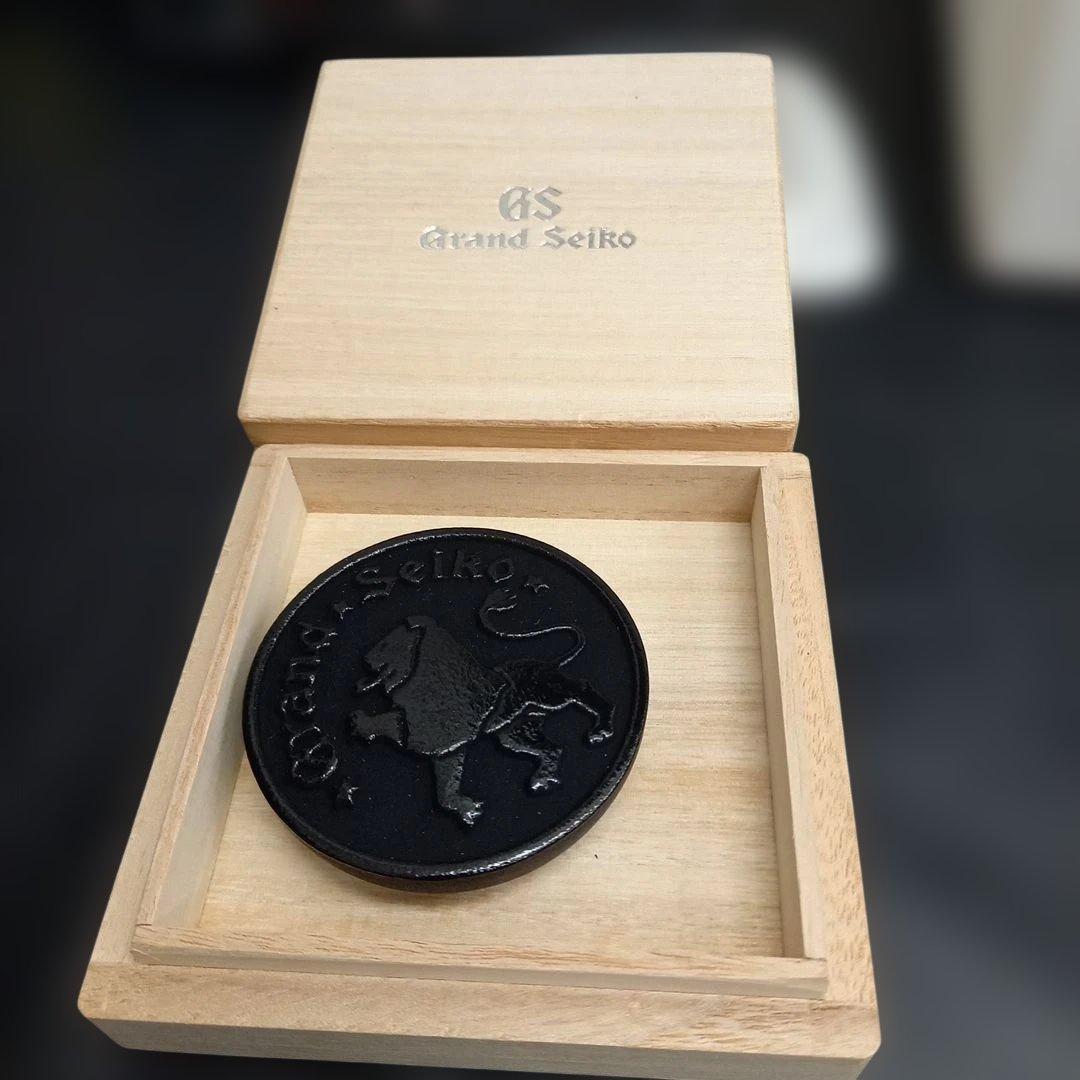 【非売品】Grand Seiko　岩鋳　南部鉄器　文鎮　獅子