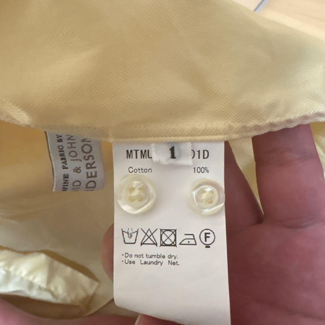 maatee&sons ロイヤルオックスシャツ 極上イエロー - メルカリ