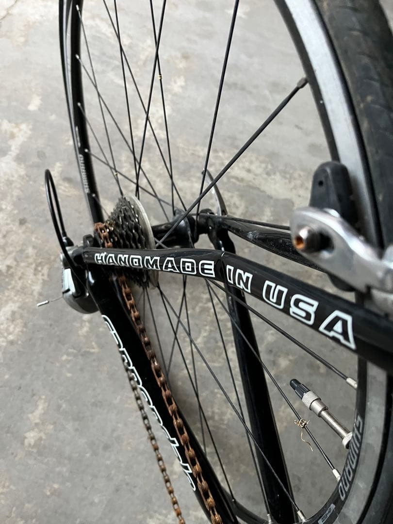 キャノンデール C9 ロードバイク9速 リアアーム右曲がり有 引き取り