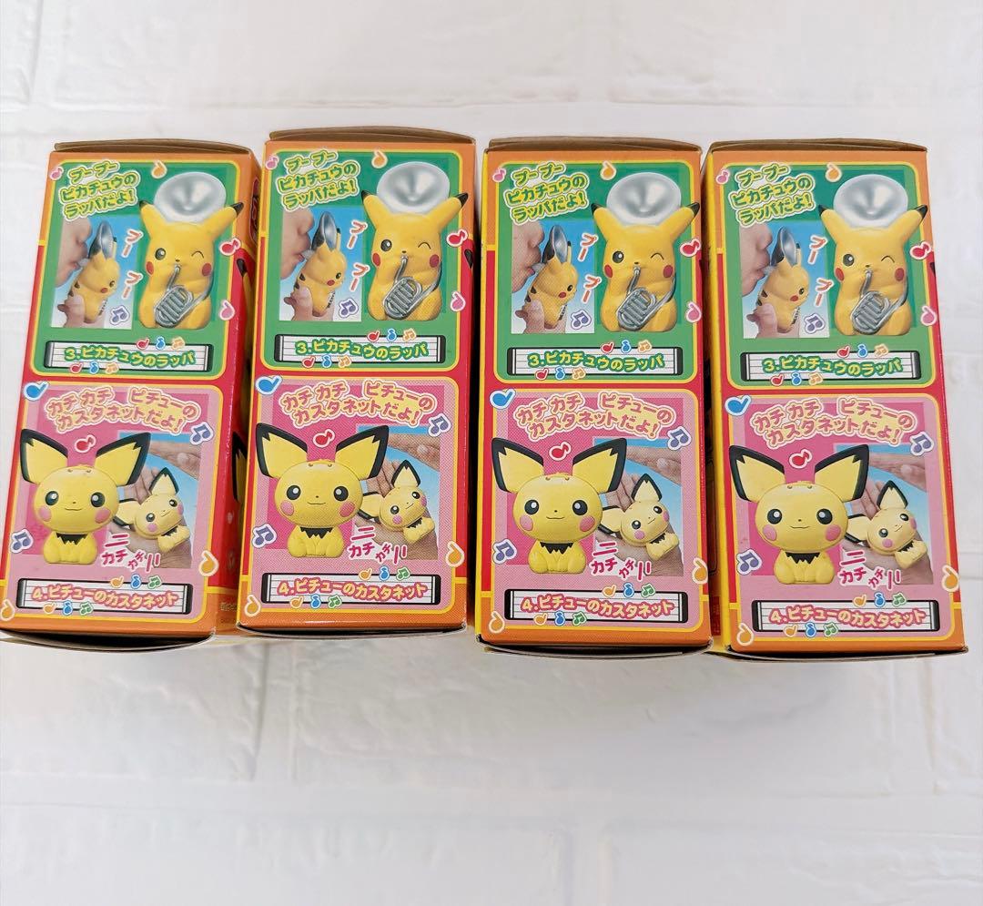 【未開封】2001年 ポケモン　おんがくかい 全4種　当時物　フィギュア　初期