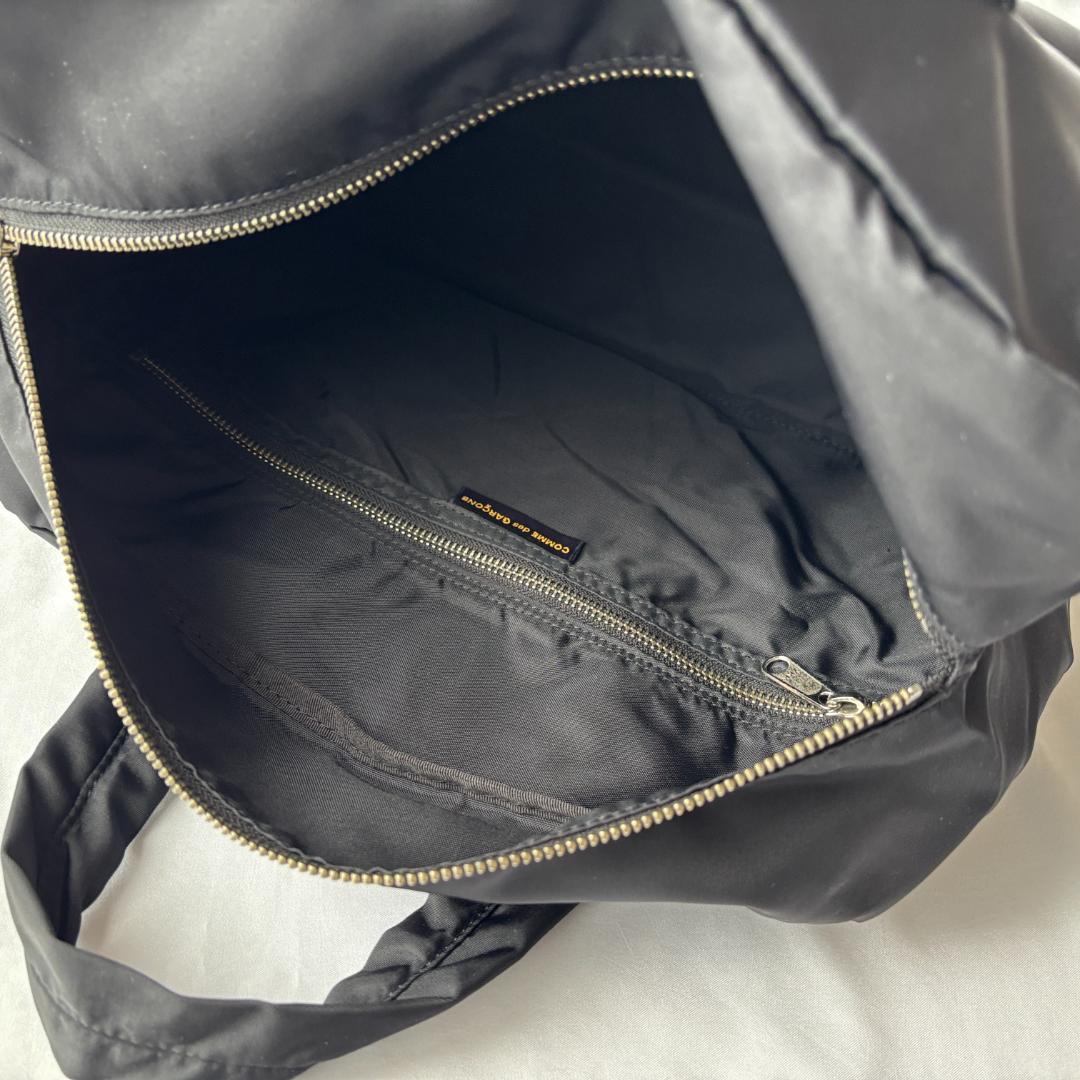 美品 コムデギャルソン ナイロンボストンバッグ ブラック GZ-K207