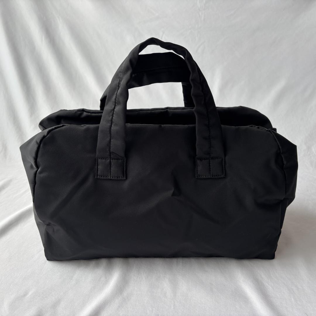 美品 コムデギャルソン ナイロンボストンバッグ ブラック GZ-K207