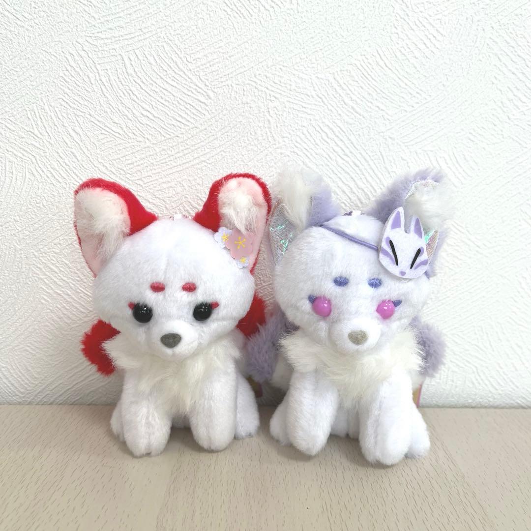 ちょこんとキツネ マスコット からごろも きせわた ちょコンと九尾さま