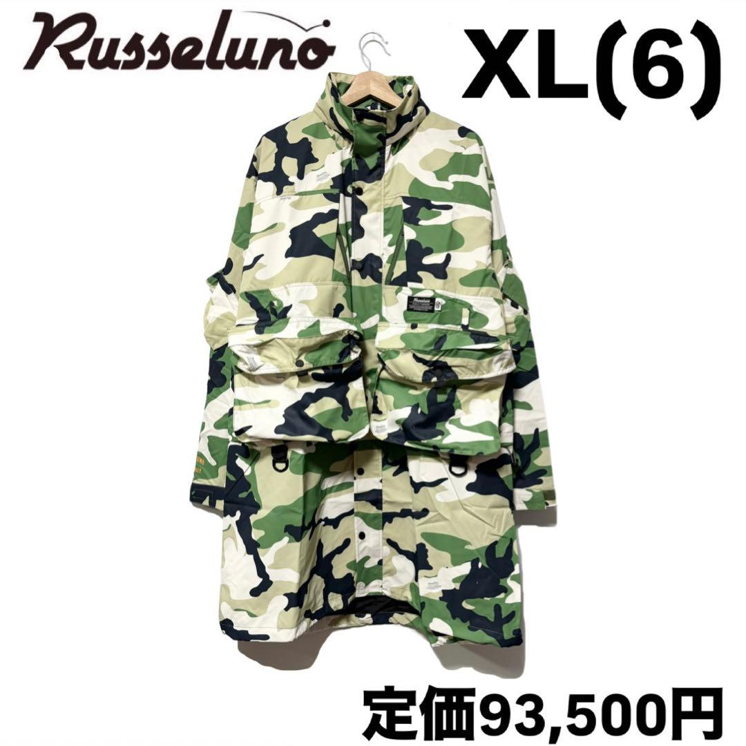 新品 ラッセルノ ゴルフ 2Way カスタム ロング ジャケット カモ XL 6 新品 ラッセルノ ゴルフ 2Way カスタム ロング ジャケット カモ XL 6