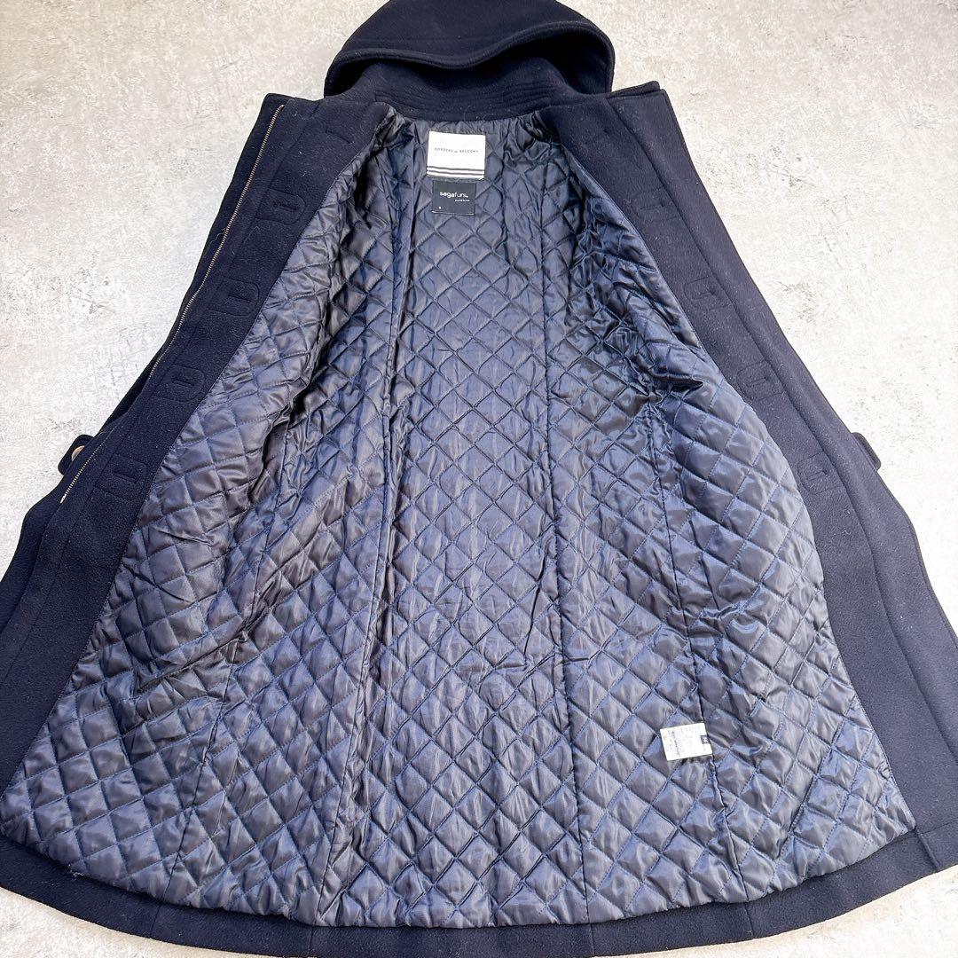 定価18万✨ボーダーズアットバルコニー カシミヤ混ダッフルコート