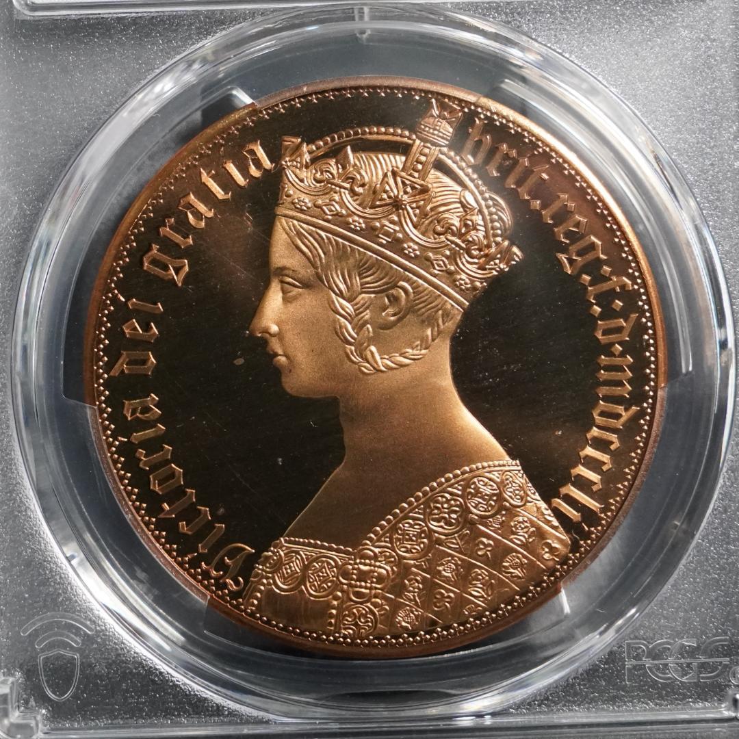 1851 ゴシッククラウン PCGS PR67DCAM 銅貨 INAレトロ - メルカリ