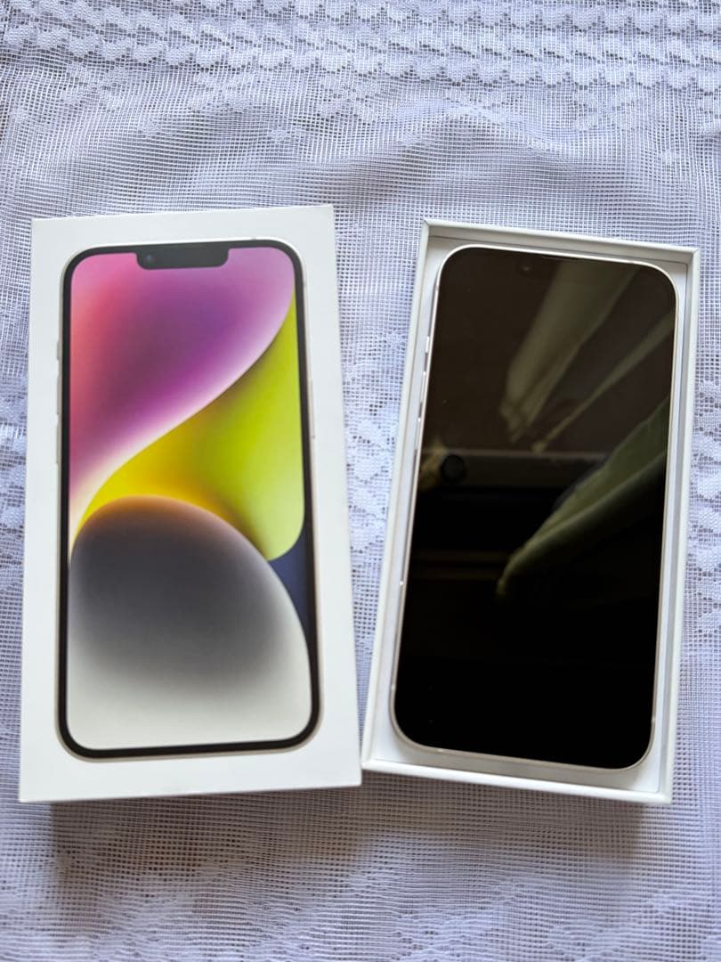 iPhone14 スターライト 128GB - メルカリ