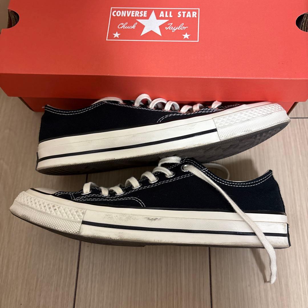 converse CT70 ブラック　ローカット　27.0cm ブラック　中古品