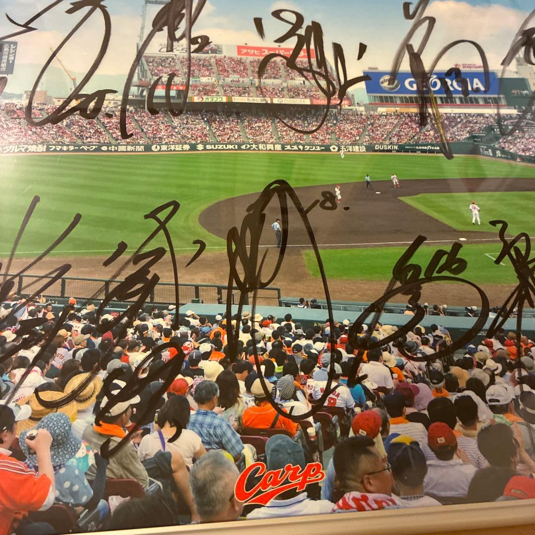 広島東洋カープ選手会 2012年 サイン 非売品 前田智徳 前田健太など