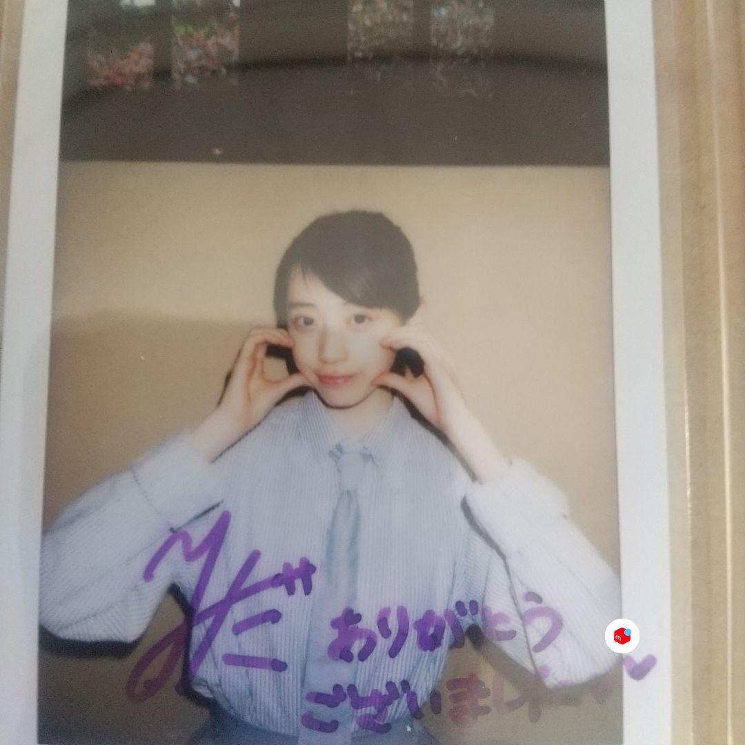 矢田萌華 乃木坂46 直筆サイン入りチェキ 雑誌抽プレ当選 入手困難1点もの