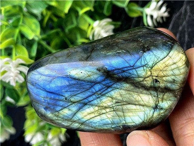 AAA級天然ラブラドライト原石B89K3/18K79A - メルカリ