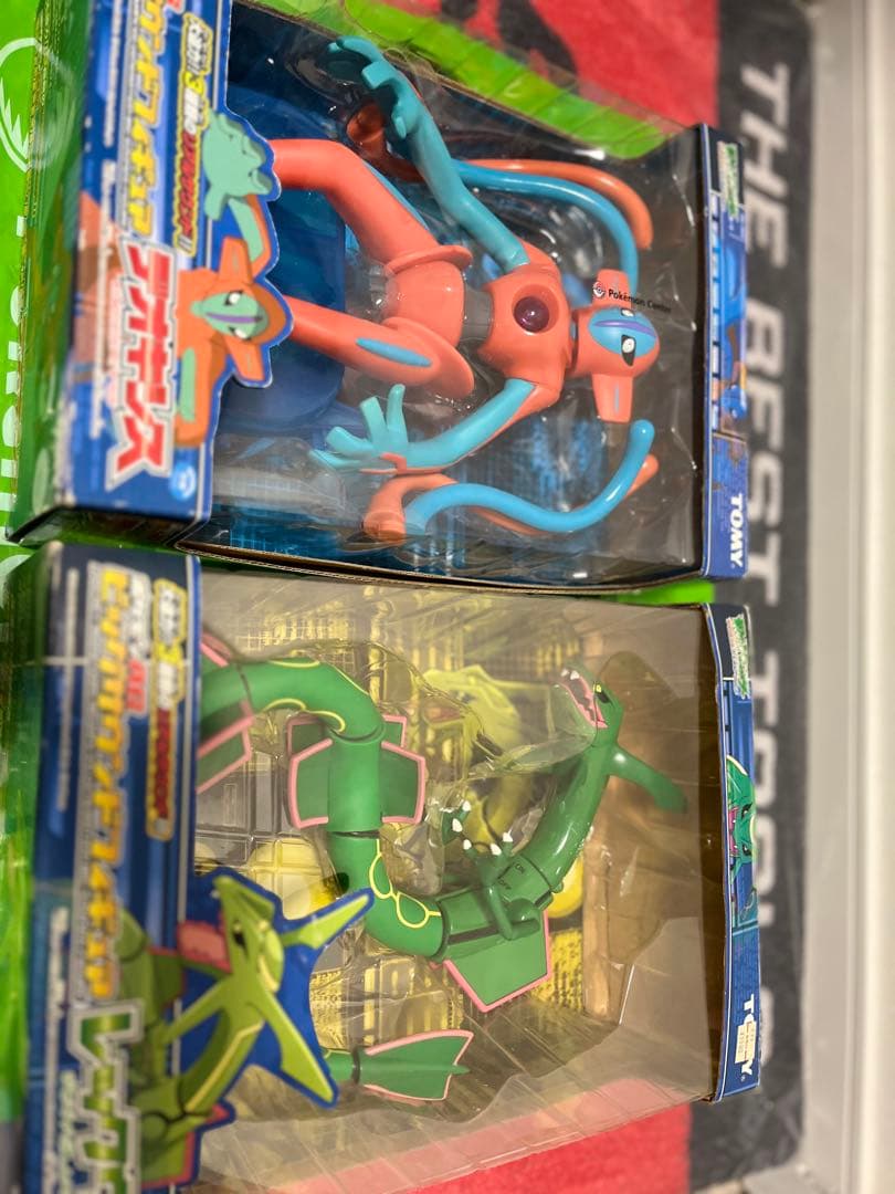 超希少 ポケモンAG ビッグサウンドフィギュア デオキシス、レックウザ2