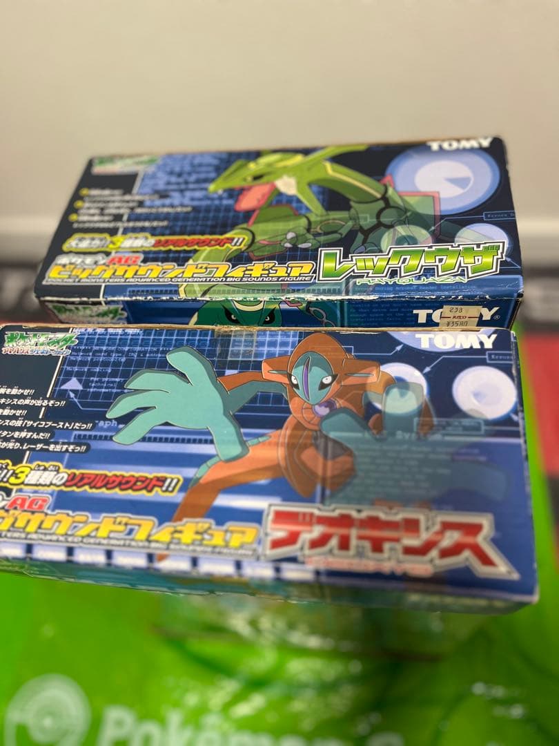 超希少 ポケモンAG ビッグサウンドフィギュア デオキシス、レックウザ2