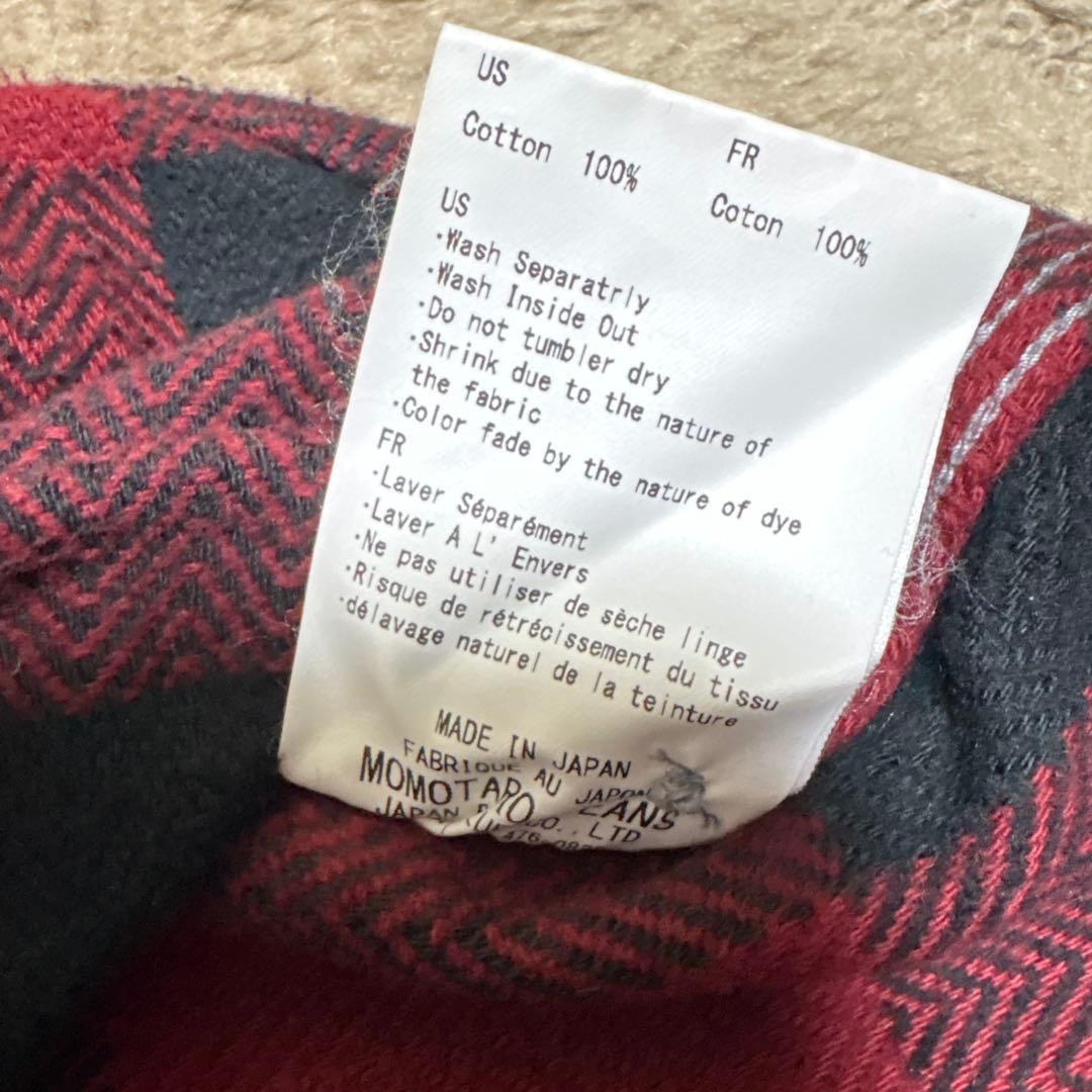 桃太郎ジーンズ ヘビーネルシャツ size42 - メルカリ