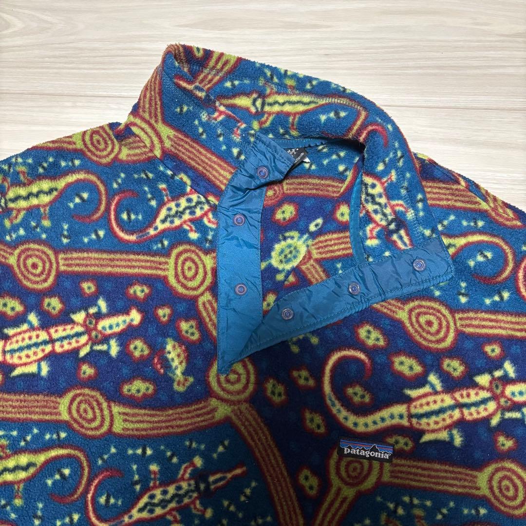 ヴィンテージ パタゴニア ワニ柄 L シンチラスナップT USA 90S - メルカリ